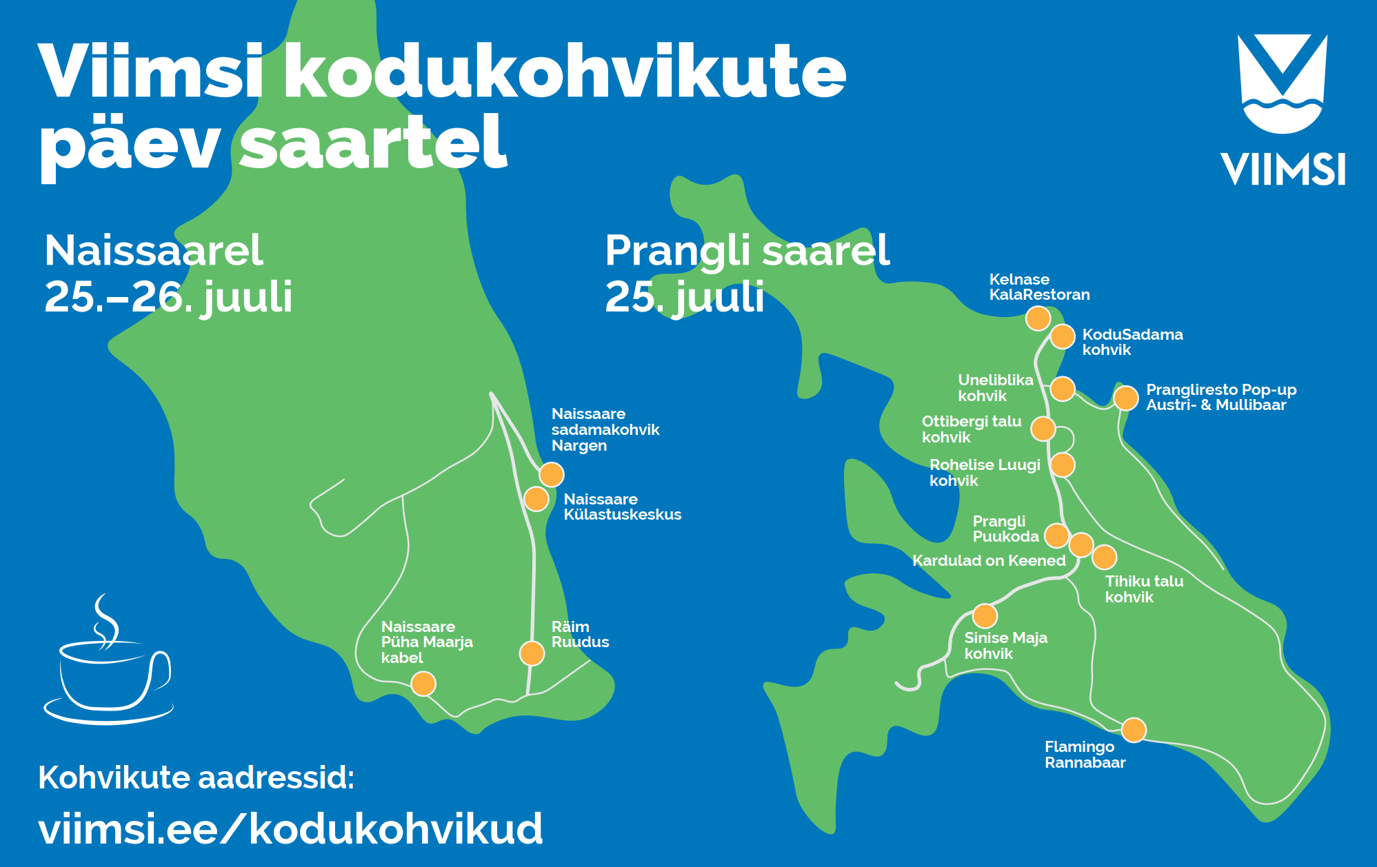Prangli ja Naissaare kodukohvikud