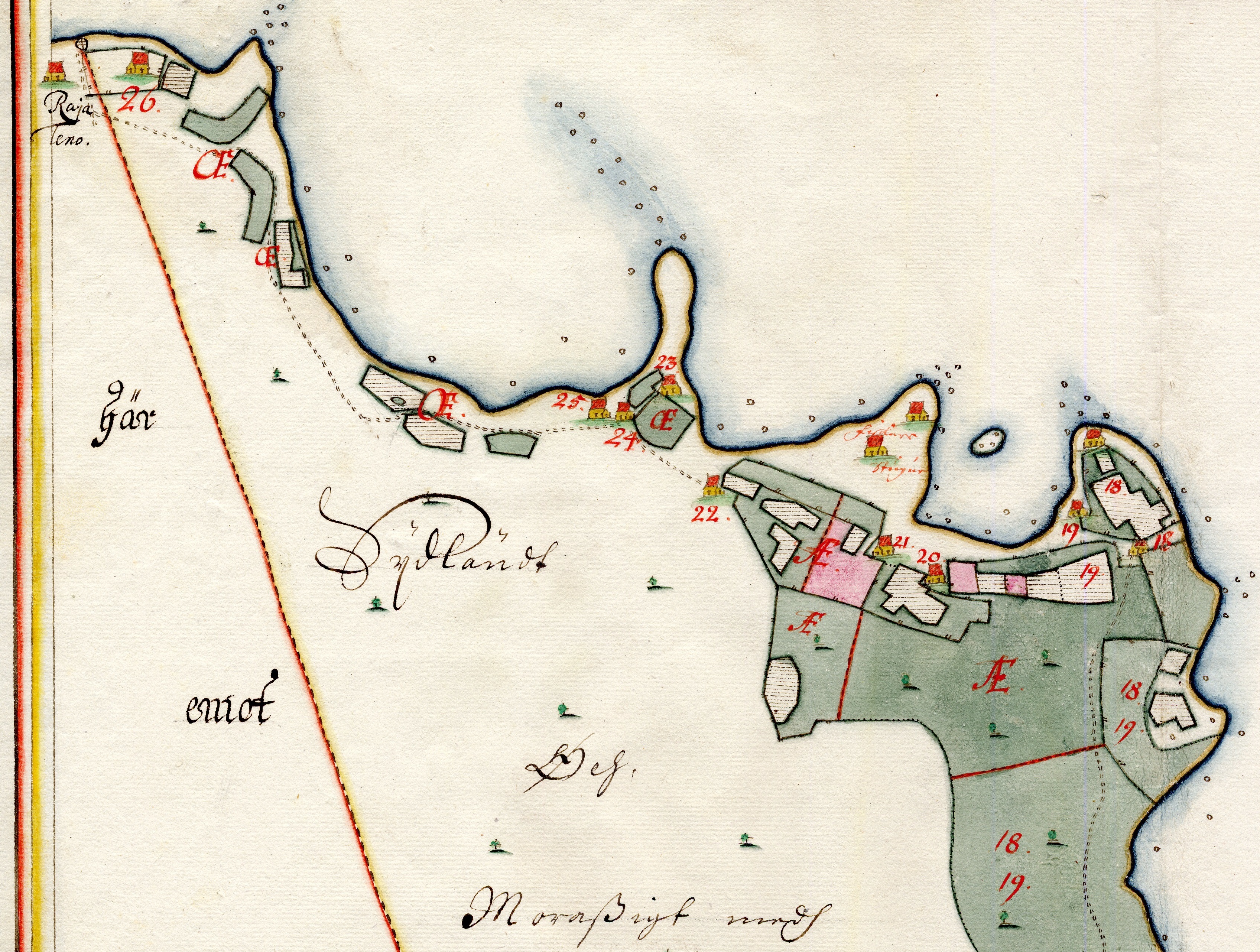 Kaart aastast 1693.