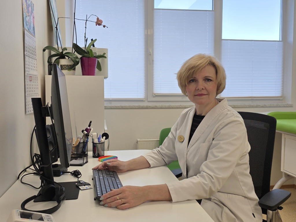 Mari Virula oma kabinetis