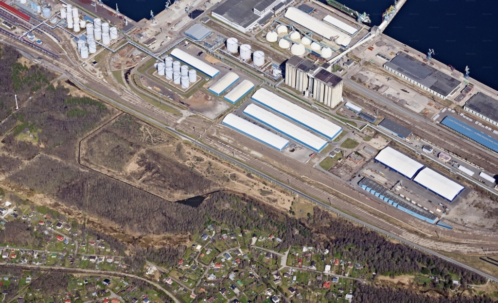 Vaade Muuga sadamale ja Lasti tee äärsele alale