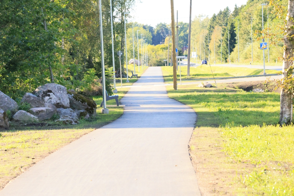 Vaade valminud Muuga tee kergliiklusteele